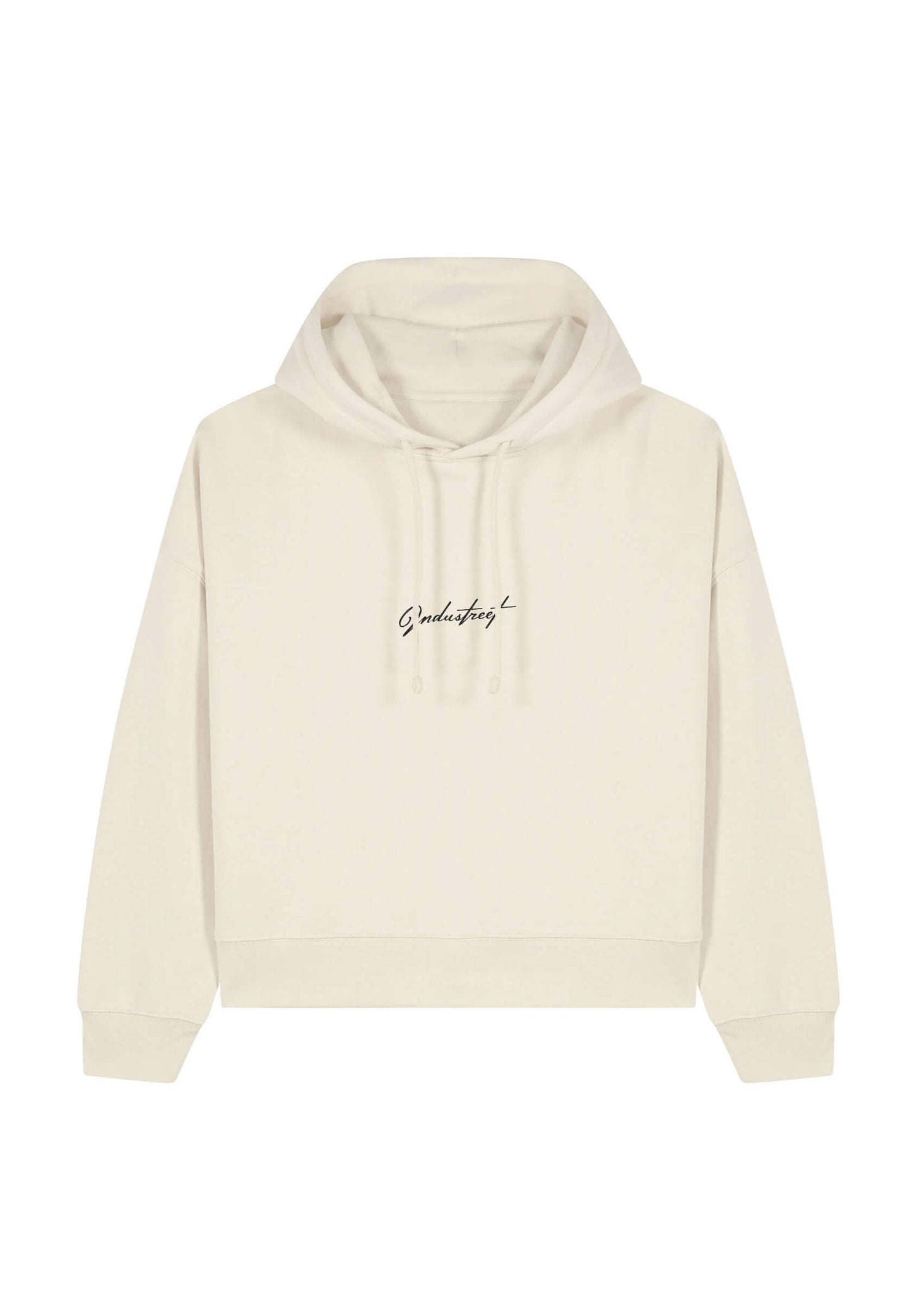Pull broderie premium beige pour femme, élégant et doux.