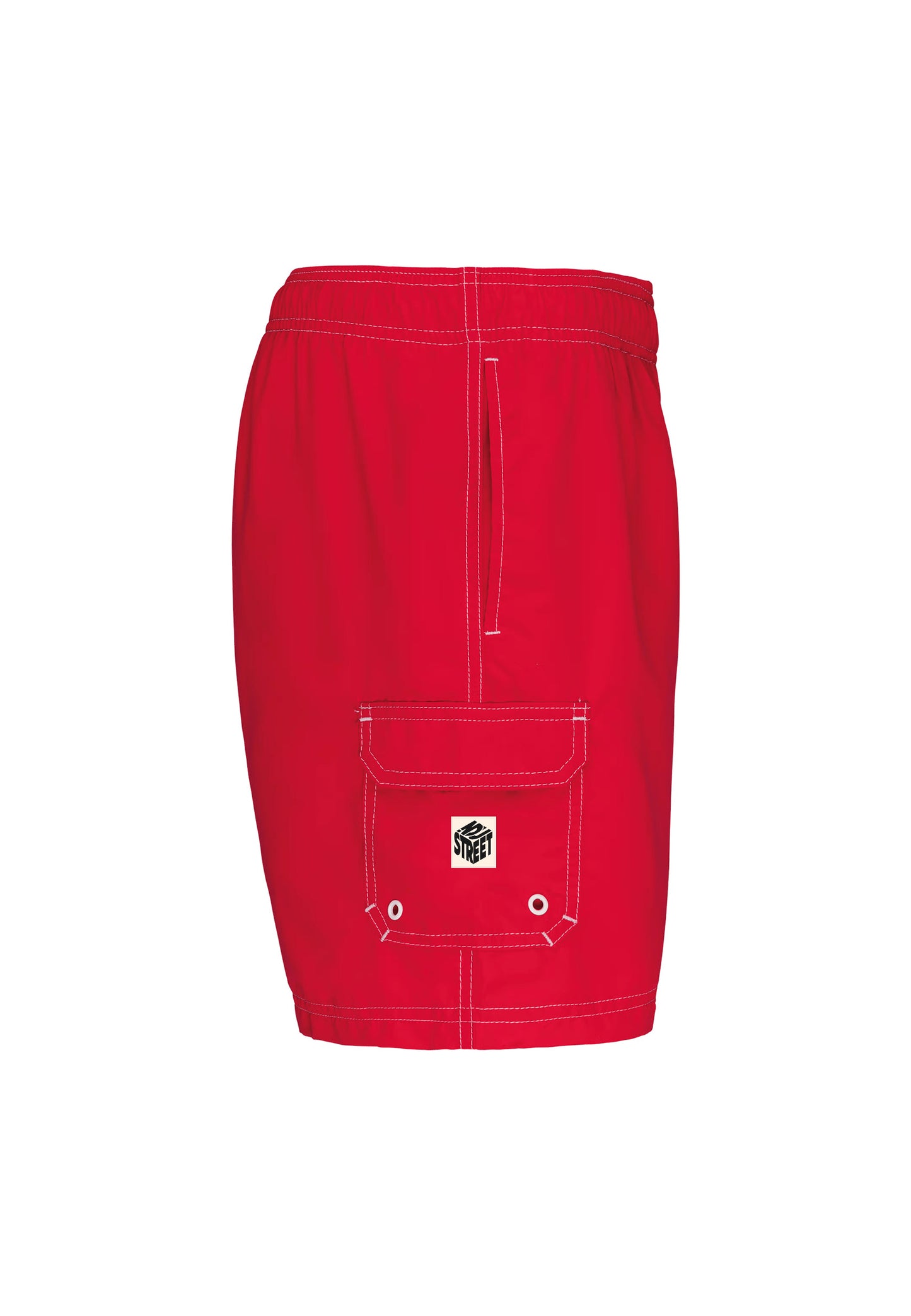 SHORT DE BAIN ESSENTIEL ROUGE