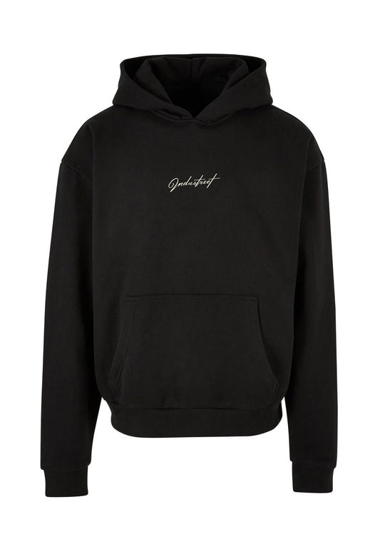 Pull broderie premium noir, coupe streetwear confortable.