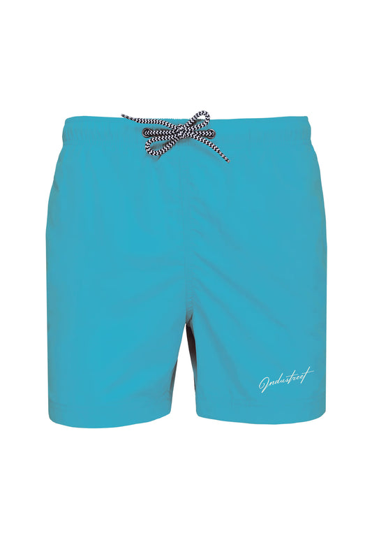 SHORT DE BAIN SIGNATURE TURQUOISE