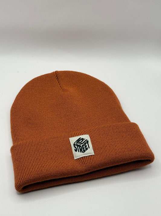 Bonnet Terracotta avec étiquette logo brodé
